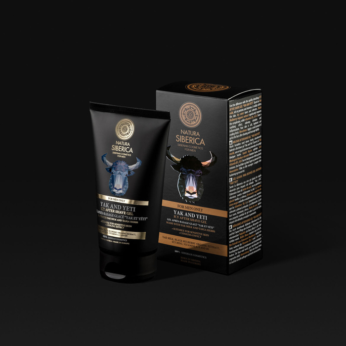 Naturalny chłodzący żel po goleniu dla mężczyzn Yak and yeti Natura Siberica Men