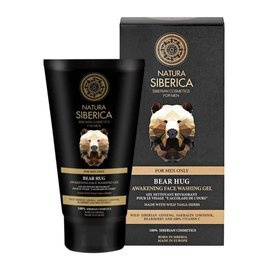 Naturalny pobudzający żel do mycia twarzy dla mężczyzn Bear hug Natura Siberica Men