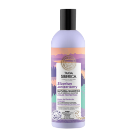 Wegański szampon do włosów farbowanych z jagodami syberyjskiego jałowca Ochrona koloru Taiga Siberica