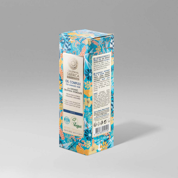 Wegański, odbudowujący olejek do włosów zniszczonych na bazie hydrolatu z rokitnika Oblepikha Professional