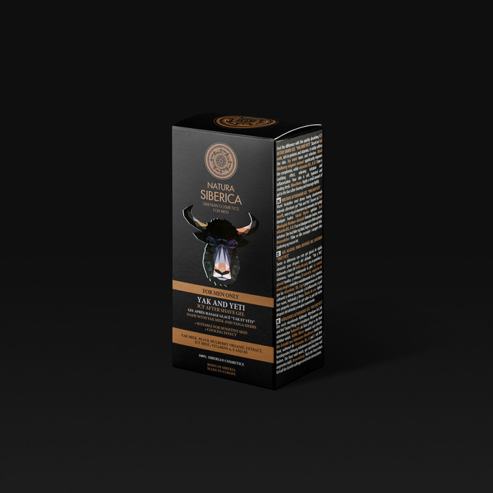 Naturalny chłodzący żel po goleniu dla mężczyzn Yak and yeti Natura Siberica Men