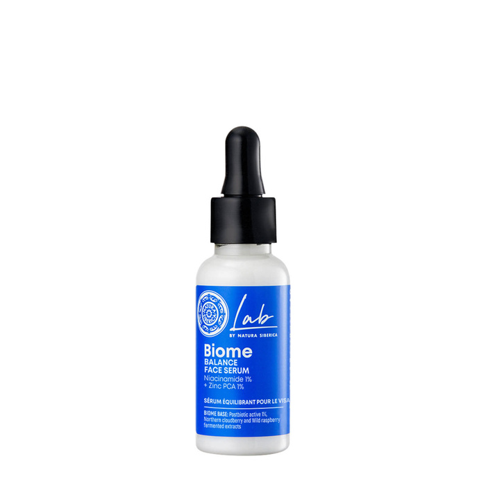 Balansujące serum do twarzy z niacynamidem 1% i zinc PCA 1% Lab Biome