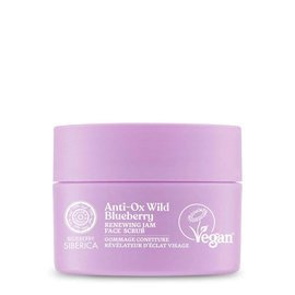Wegański, odnawiający peeling do twarzy Blueberry Siberica