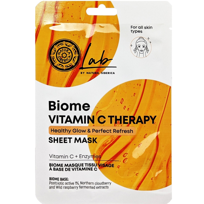 Maska w płachcie z witaminą C Vitamin C Therapy, Lab Biome, 25g