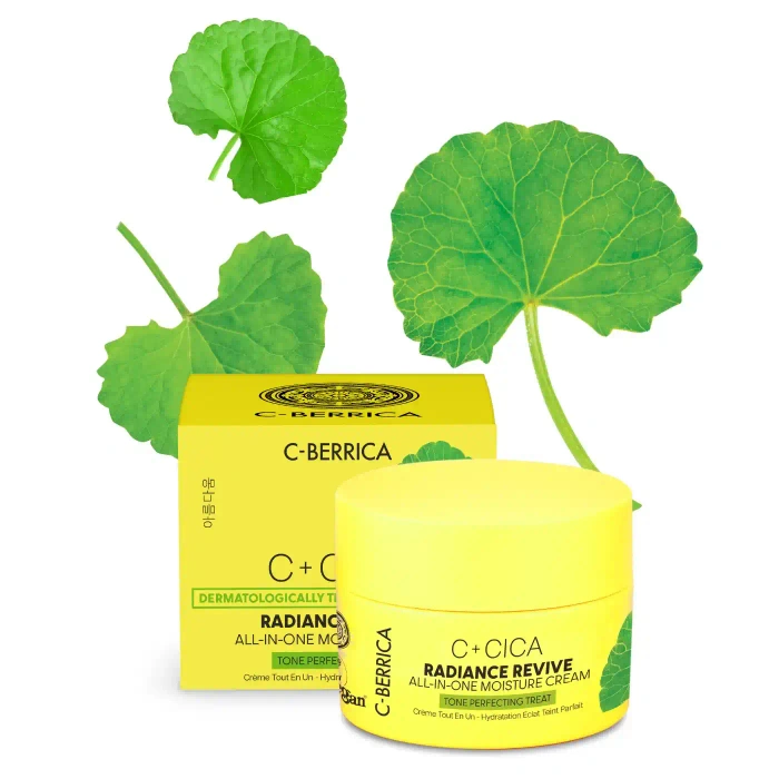 Rozświetlający krem do twarzy SPF 20 C+CICA C-Berrica