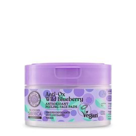 Wegańskie, antyoksydacyjne peelingujące płatki do twarzy Blueberry Siberica