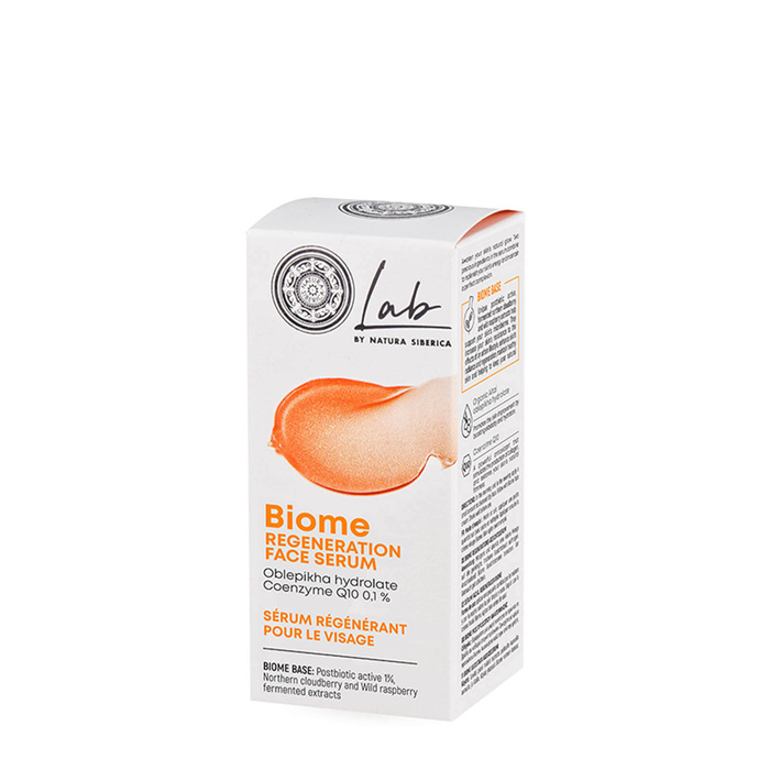 Regenerujące serum do twarzy z hydrolatem z rokitnika i koenzymem Q10 0,1% Lab Biome