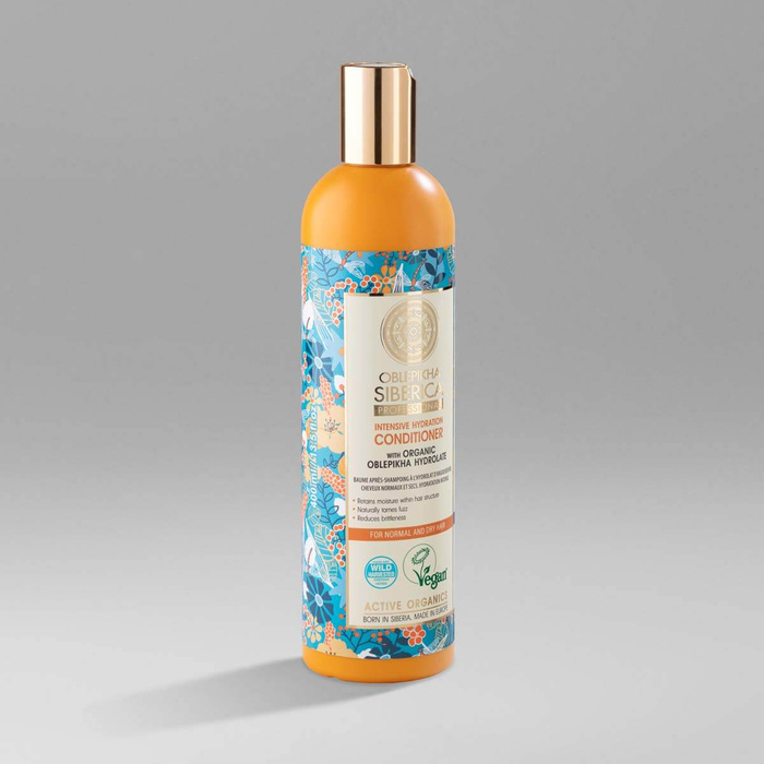 Wegańska odżywka do włosów normalnych i suchych na bazie hydrolatu z rokitnika Oblepikha Professional