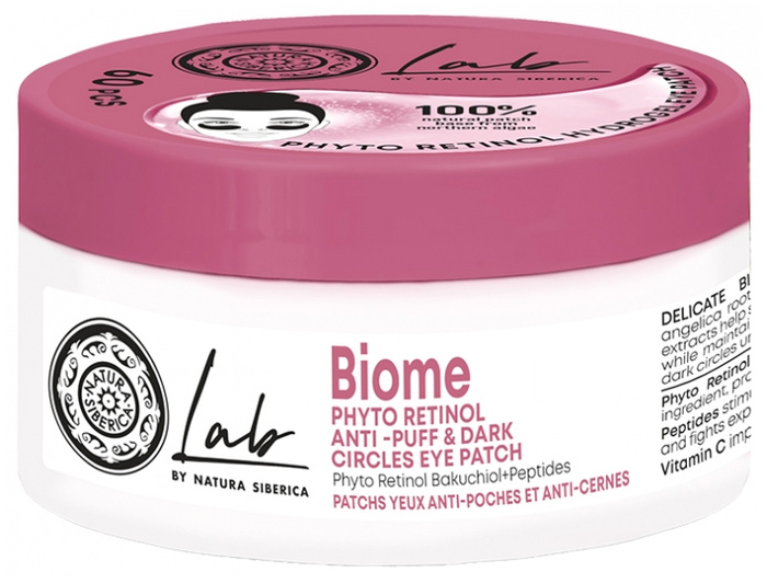 Płatki pod oczy przeciw cieniom pod oczami Phyto Retinol, Lab Biome, 60 szt.