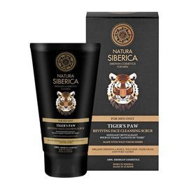Naturalny orzeźwiający peeling do twarzy dla mężczyzn Tiger's paw Natura Siberica Men