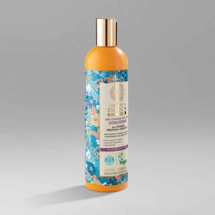 Wegańska odżywka do włosów normalnych i przetłuszczających się na bazie hydrolatu z rokitnika Oblepikha Professional