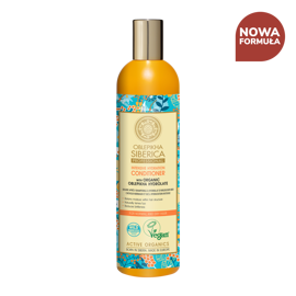 Wegańska odżywka do włosów normalnych i suchych na bazie hydrolatu z rokitnika Oblepikha Professional