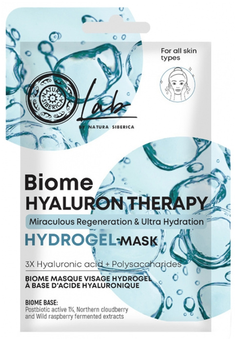 Maska hydrożelowa regeneruje i nawilża Hyaluron Therapy, Lab Biome, 30g
