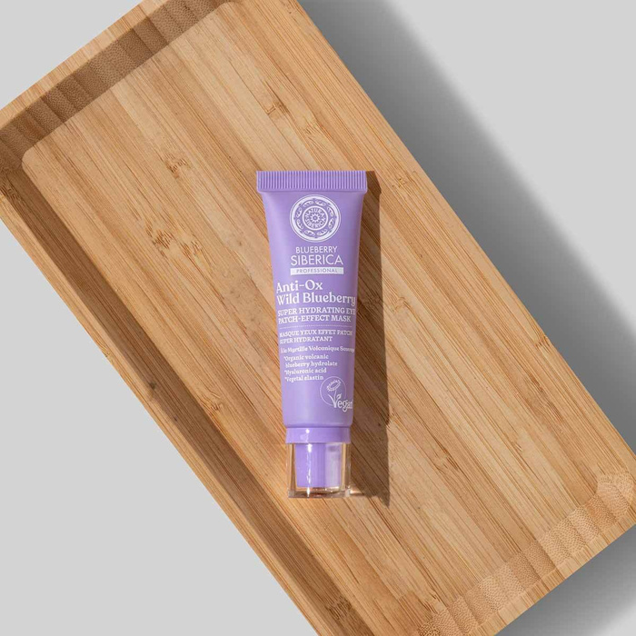 Wegańska, supernawilżająca maska pod oczy Blueberry Siberica
