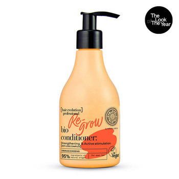 Naturalna, wegańska odżywka do włosów osłabionych i wypadających RE-GROW Wzmocnienie i aktywna stymulacja wzrostu Hair Evolution