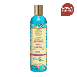 Wegański szampon do włosów normalnych i przetłuszczających się na bazie hydrolatu z rokitnika Oblepikha Professional