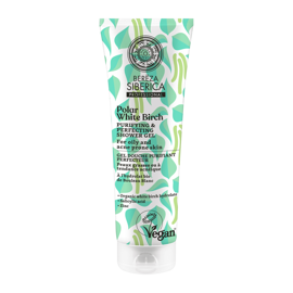 Wegański, oczyszczający żel pod prysznic do skóry tłustej oraz z tendencją do powstawania trądziku Bereza Siberica