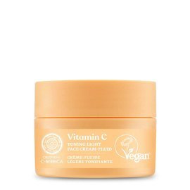 Wegański, tonizujący krem do twarzy z witaminami C i B5 Oblepikha C-berrica