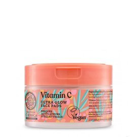 Wegańskie, rozświetlające płatki do twarzy z witaminą C Oblepikha C-berrica