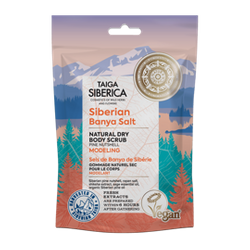 Modelujący suchy peeling do ciała z sosną syberyjską Taiga Siberica, 250 ml