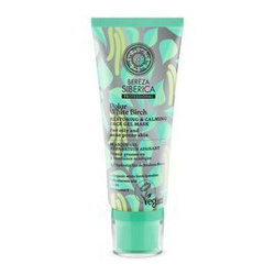 Wegańska, odbudowująco - kojąca żelowa maska do twarzy, do skóry tłustej oraz z tendencją do powstawania trądziku Bereza Siberica