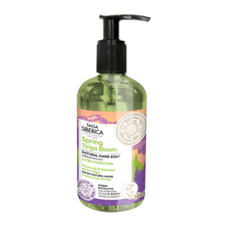 Wegańskie, intensywnie nawilżające mydło do rąk Wiosenne Kwiaty Tajgi Taiga Siberica